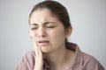 Young woman with toothache Royalty Free Stock Photo