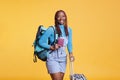 Young woman travelling on holiday trip Royalty Free Stock Photo