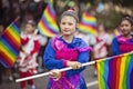 Young woman wearing beautiful Indonesian traditional dress