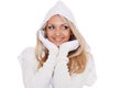 Young woman in winter clothes Royalty Free Stock Photo