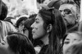 Young woman at 2017 Women`s March Los Angeles