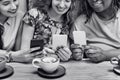 Young Women Drinking Coffee Concept Royalty Free Stock Photo