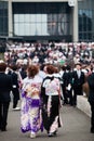 Young Women in kimono on Coming of Age Day