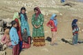 Young women talk circa Isfahan, Iran.