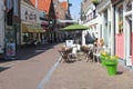 Young women enjoy at a trendy terrace,Amersfoort,Netherlands