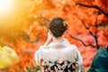 Young Japanese women Kimono with colorful Kyoto, Japan