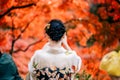 Young Japanese women Kimono with colorful Kyoto, Japan