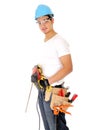 Young workman with tools