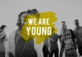 Young Youth Inspirational Energy Teenagers Concept