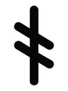 Younger Futhark Rune Letter of Ansuz