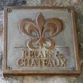 Relais & Chateaux sign in Three Michelin Stars The French Laundry restaurant