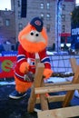 Youppi! at the kick off of 375 anniversary of Montreal