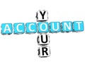 Your Account Crossword Royalty Free Stock Photo