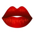 Your Best Kiss. Perfect Lips Makeup Template