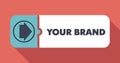 Your Brand Concept in Flat Design.