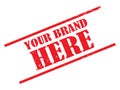 Your brand here stamp