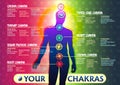 Your 7 Chakras Royalty Free Stock Photo