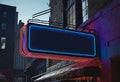 Your design on a neon sign, neon sign template for printing your logo (name)