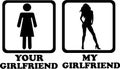 Your girlfriend compared with my girlfriend