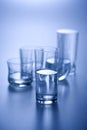 Is you glassz half full or half empty? Royalty Free Stock Photo