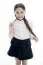 Your hair has been waiting all summer for this moment. Schoolgirl pupil long curly hair. Cute hairstyles back in school