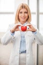 Your heart in good hands. Royalty Free Stock Photo