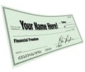 Your Name Here - Financial Freedom Blank Check