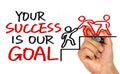 Your success is our goal Royalty Free Stock Photo