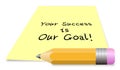 Your success is our goal Royalty Free Stock Photo