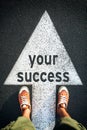 Your success Royalty Free Stock Photo