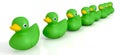 Your Toy Rubber Ducks In A Row Royalty Free Stock Photo