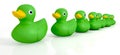 Your Toy Rubber Ducks In A Row Royalty Free Stock Photo