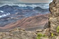 Amazing Scenic Haleakala Crater Maui Hawaii Royalty Free Stock Photo