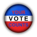 Your Vote Counts Royalty Free Stock Photo