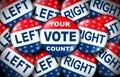 Your Vote Counts Election Badge Royalty Free Stock Photo