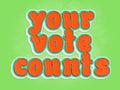 Your vote counts Royalty Free Stock Photo