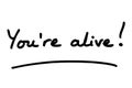 Youre alive