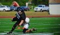 Youth American Football the tackle Royalty Free Stock Photo