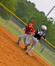 Youth Baseball Making Run to Base