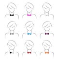 Youth bow tie Royalty Free Stock Photo