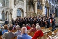 Youth choir performance at Canterbury Cathedral, UK