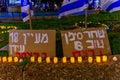 Youth commemorating the youth victims, murdered by Hamas terrorists