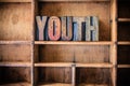 Youth Concept Wooden Letterpress Theme