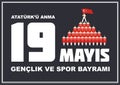 youth day Turkey banner