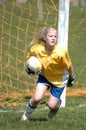 Youth girls Soccer Player Royalty Free Stock Photo