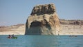 A youth group kayaking at lake powell