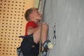 Youth indoor climbing