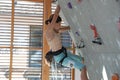 Youth indoor climbing