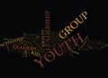 Youth Leadership Activities Text Background Word Cloud Concept