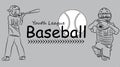 Youth League Baseball Logo